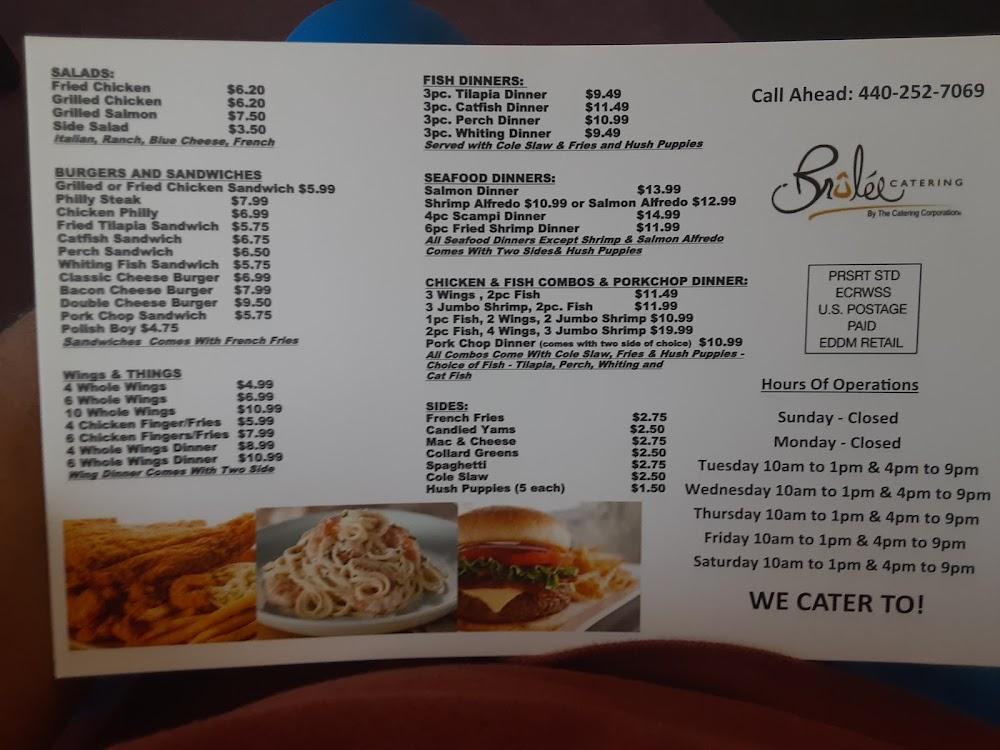 Brulee Takeout Menu image 2